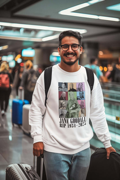 Jane Goodall Tribute T-Shirt RIP 1934-2023 | Inspirational Conservationist Tee