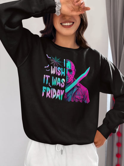 I Wish It Was Friday Jason Voorhees Halloween Horror T-Shirt
