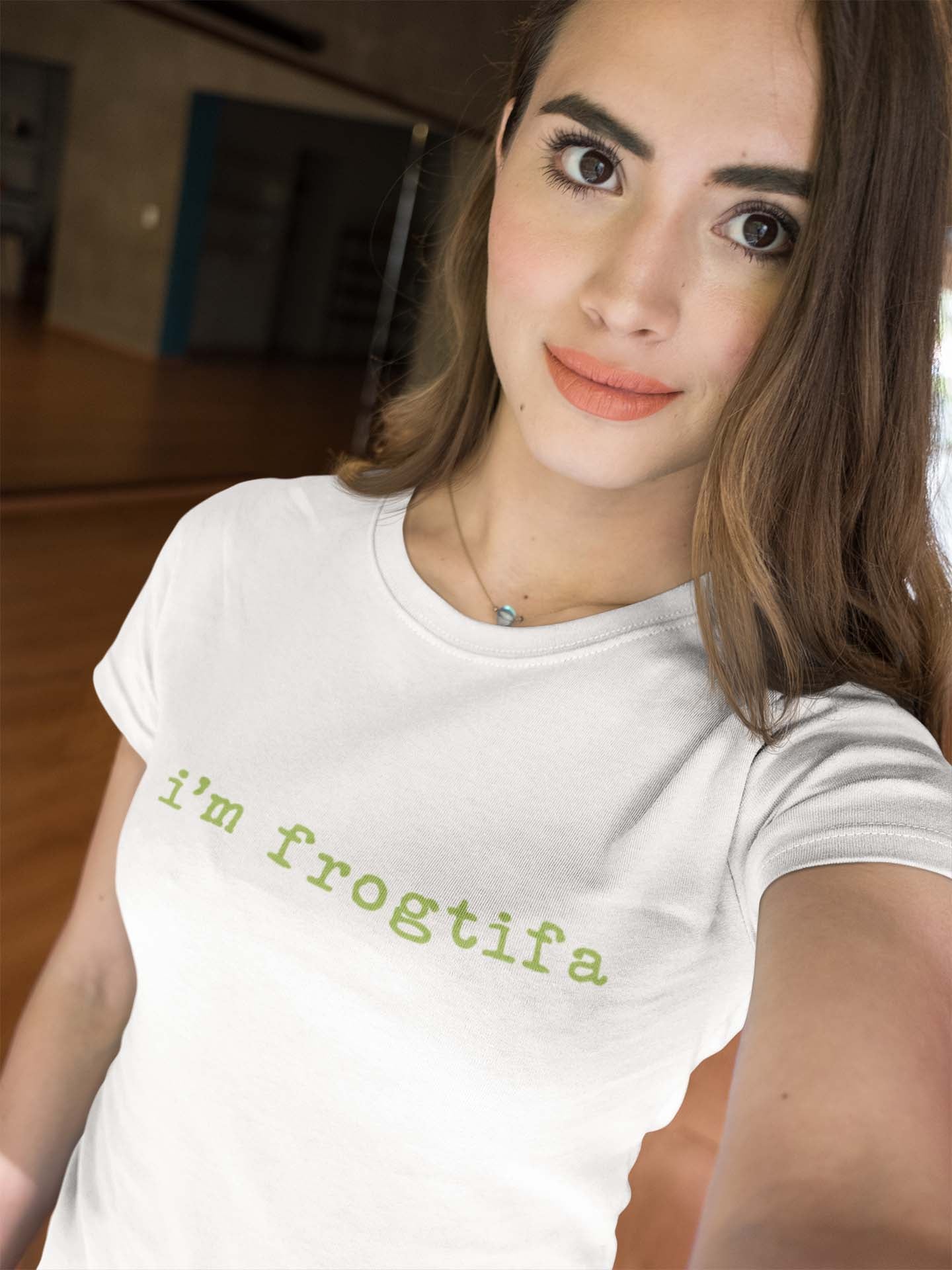 I'm Frogtifa Funny Statement Black T-Shirt Casual Unisex Tee