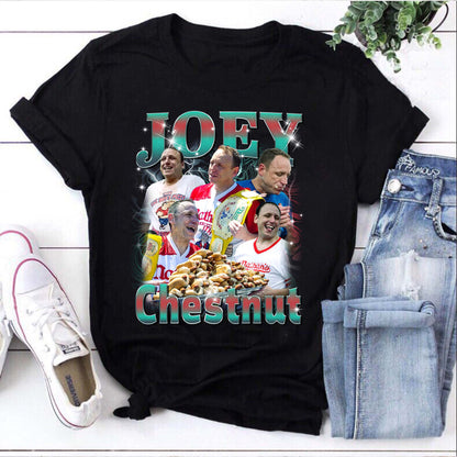 Joey Chestnut Competitive Eating Champion Fan T-Shirt