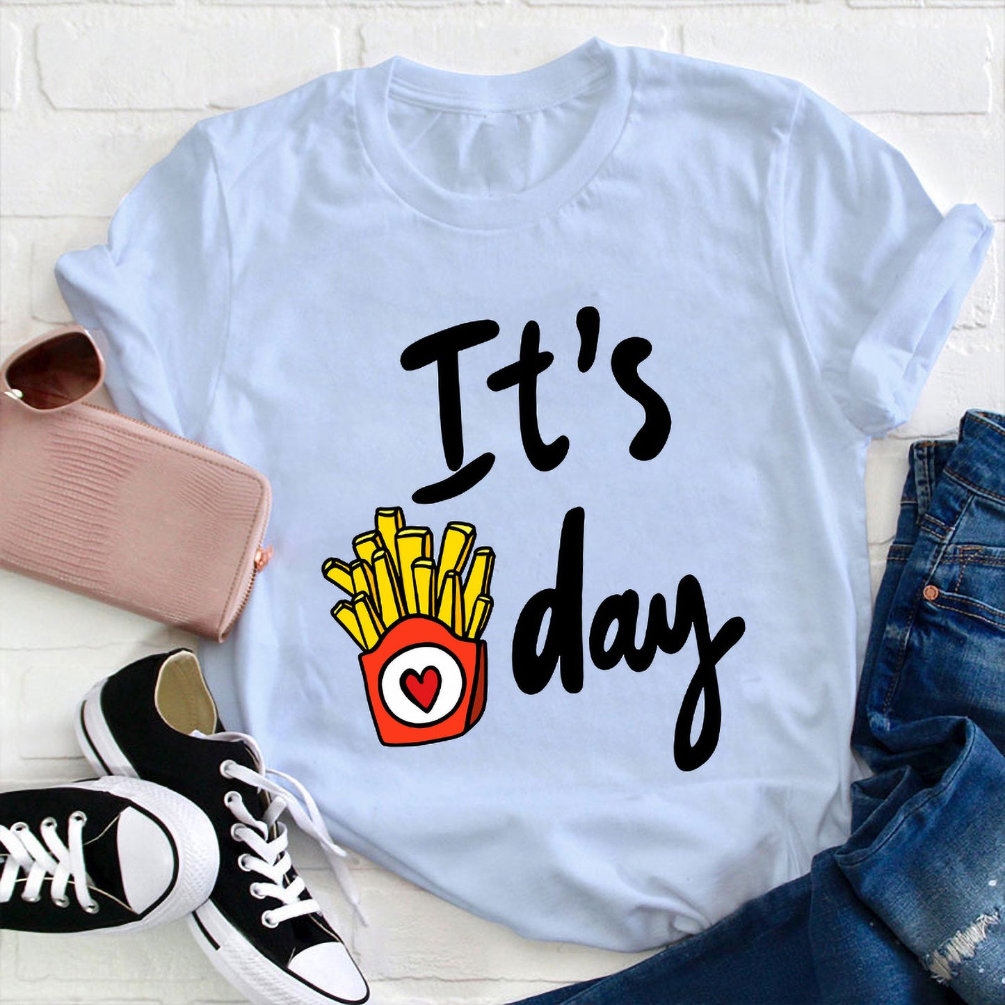 It's Fry Day Shirt - Fun French Fries Graphic Tee