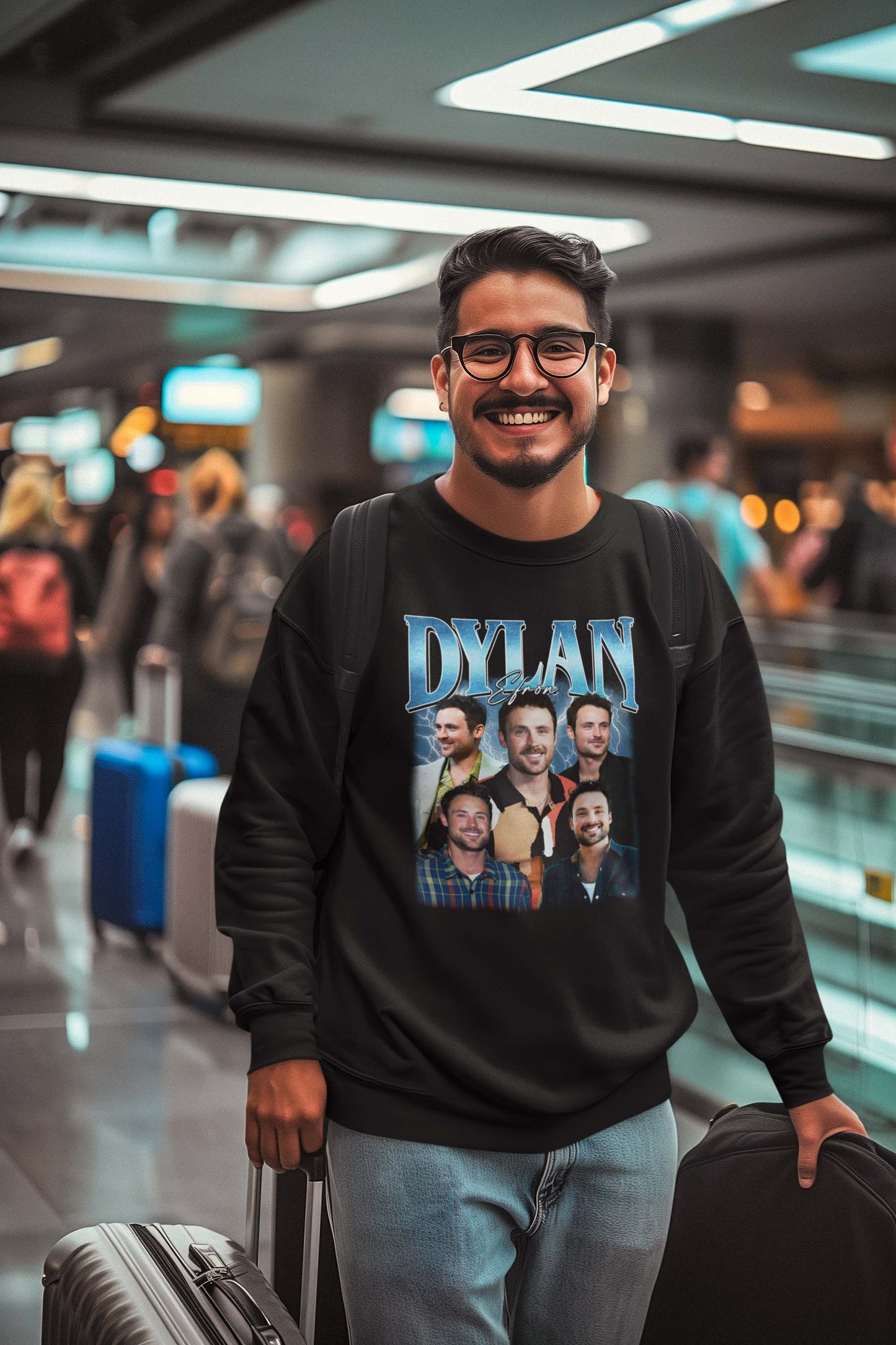 Dylan Sprouse Vintage Style Graphic Tee - Retro Multi-Image Fan Shirt