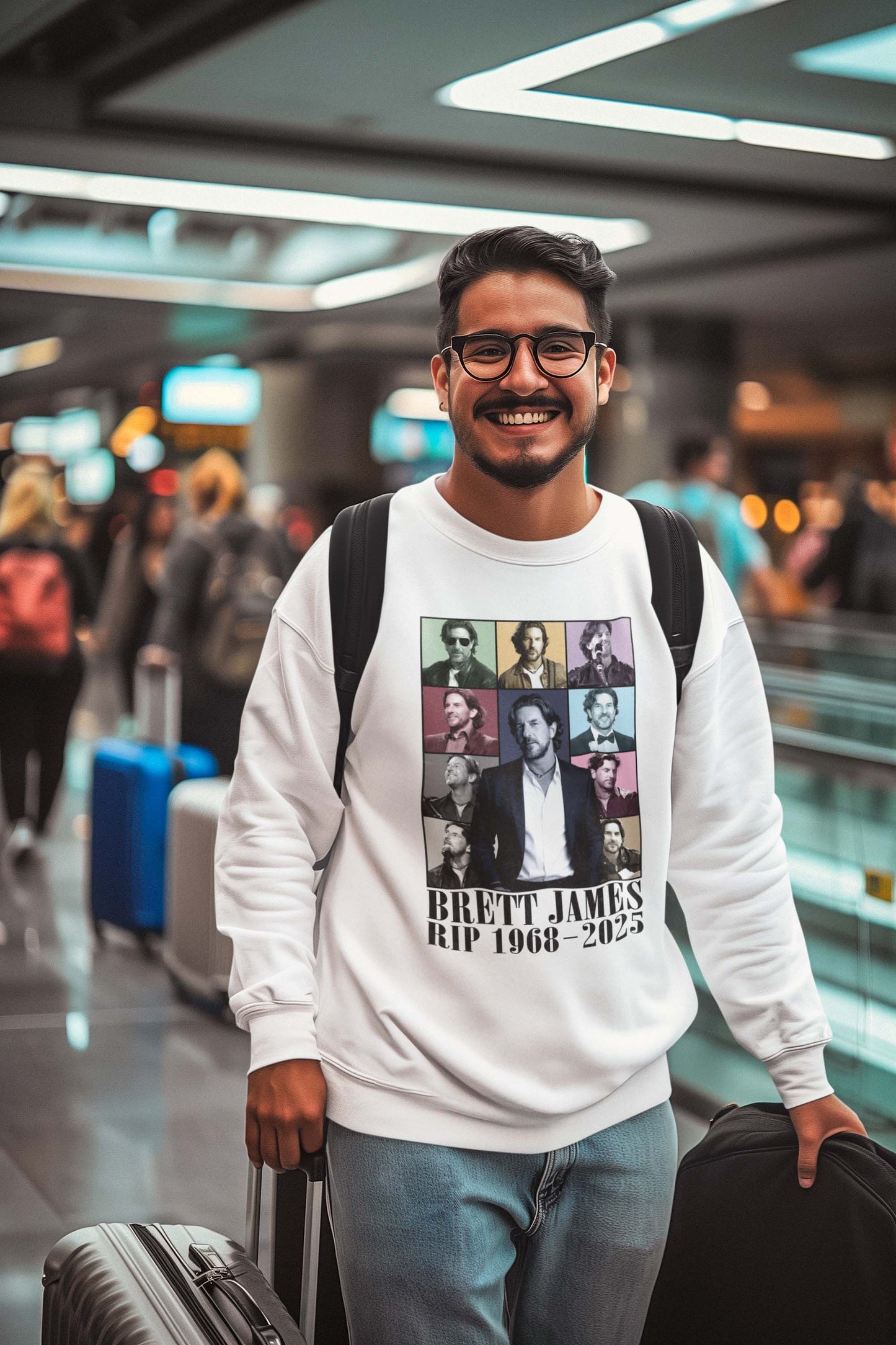 Brett James RIP 1968-2025 Memorial Vintage Style Graphic Tee