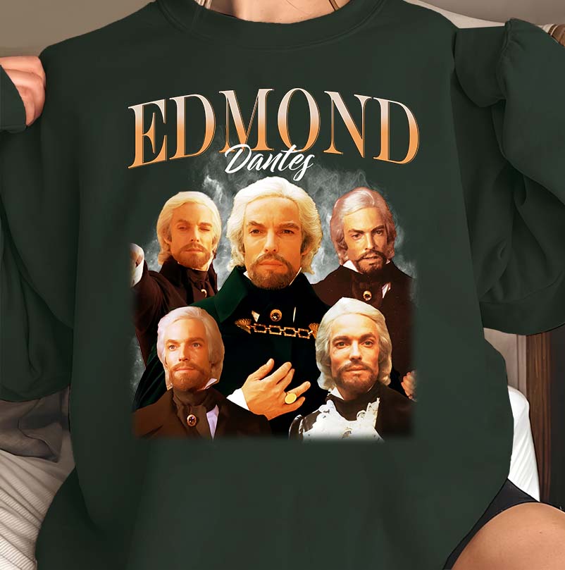 Edmond Dantes Shirt - Classic The Count of Monte Cristo Vintage Tee