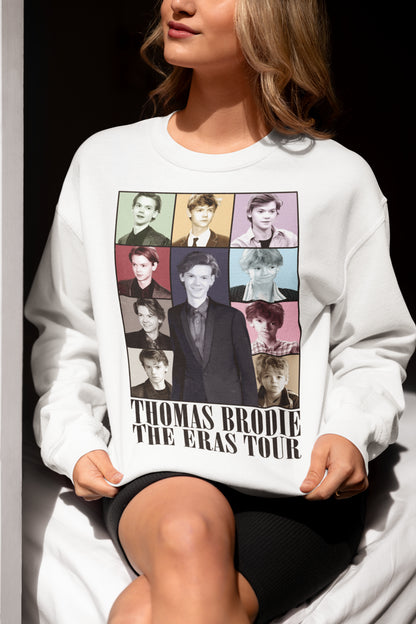 Thomas Brodie The Eras Tour T-Shirt | Retro Photo Collage Tee