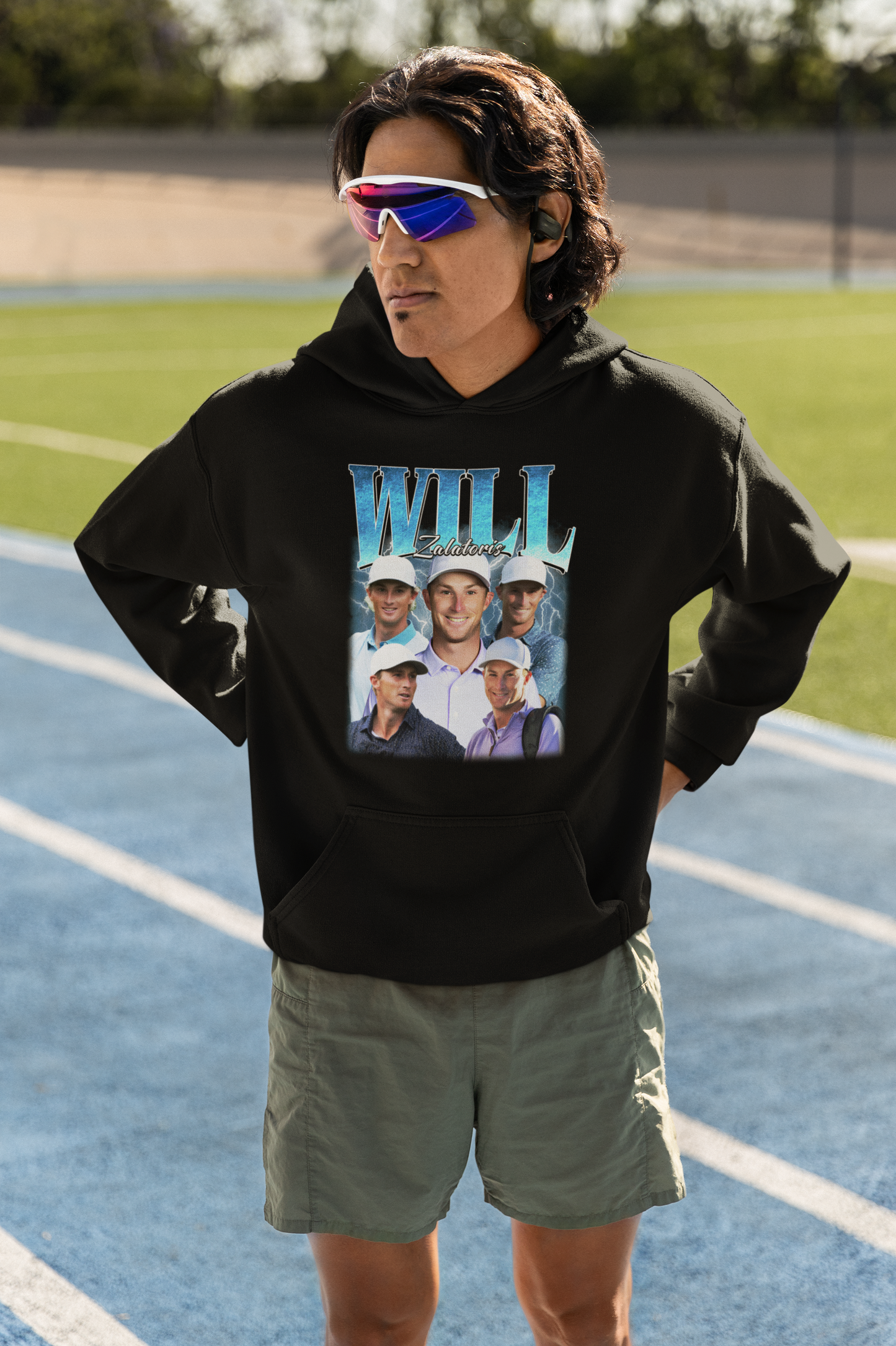 Will Zalatoris Golf Fan T-Shirt Lightning Collage Graphic Tee