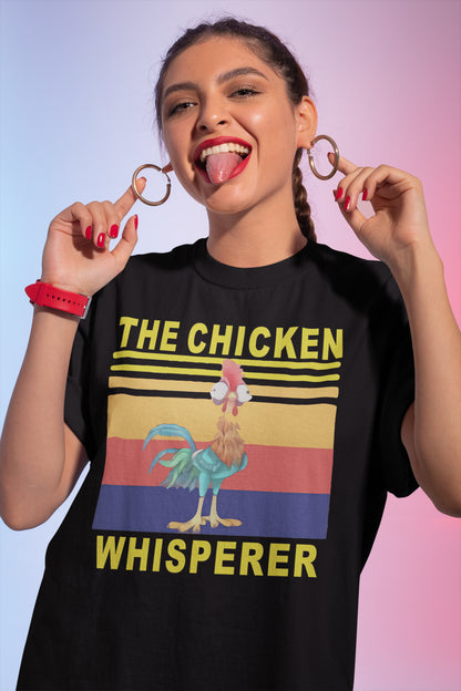 The Chicken Whisperer Vintage-Style Funny Chicken Lover Sweatshirt