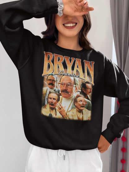 Bryan Cranston Vintage Style Graphic T-Shirt for Fans