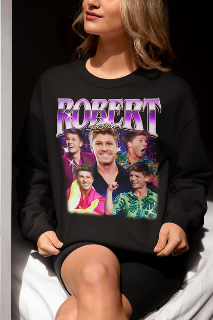 Robert Irwin Graphic T-Shirt - Cool Portrait Collage Tee for Fans