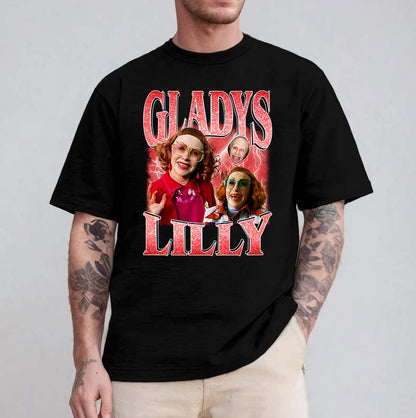Funny Gladys Lily Character Shirt – Quirky Retro Comedy Graphic Tee