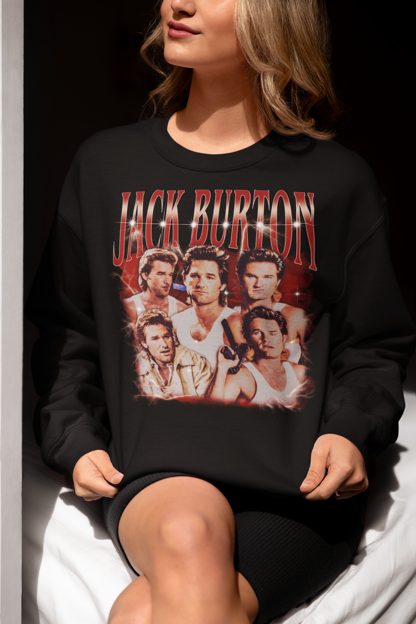 Vintage Jack Burton Graphic Tee Retro 80s Action Movie Tank Top