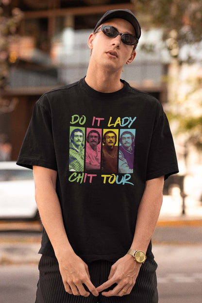 Do It Lady Chit Tour Vintage Style Graphic Sweatshirt