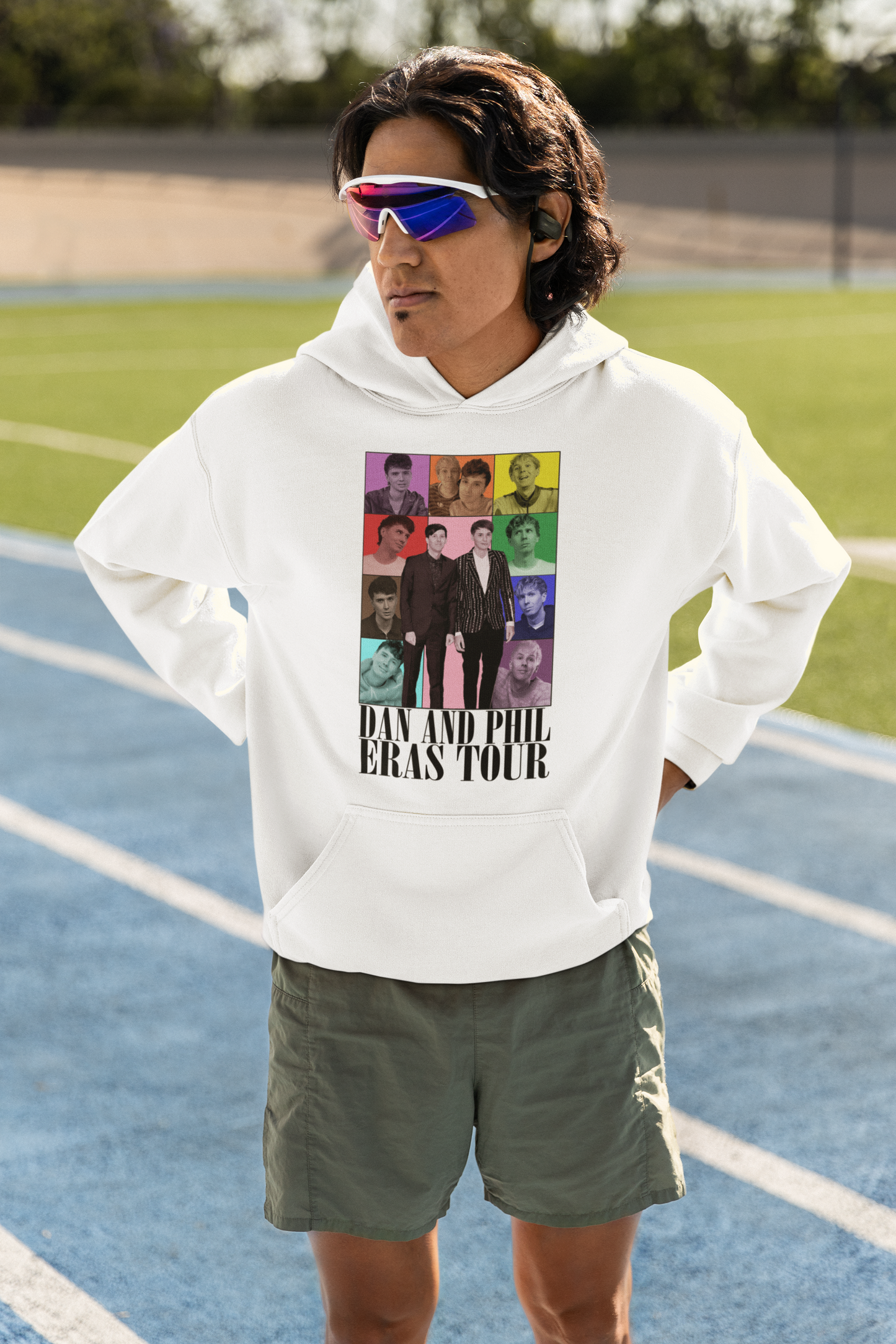 Dan and Phil Eras Tour T-Shirt Colorful Collage Fan Tee