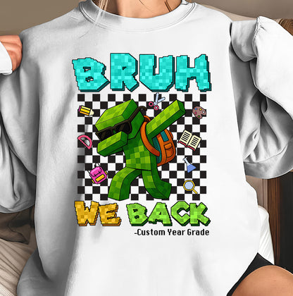 Minecraft Inspired Back to School T-Shirt for Custom Year Grade