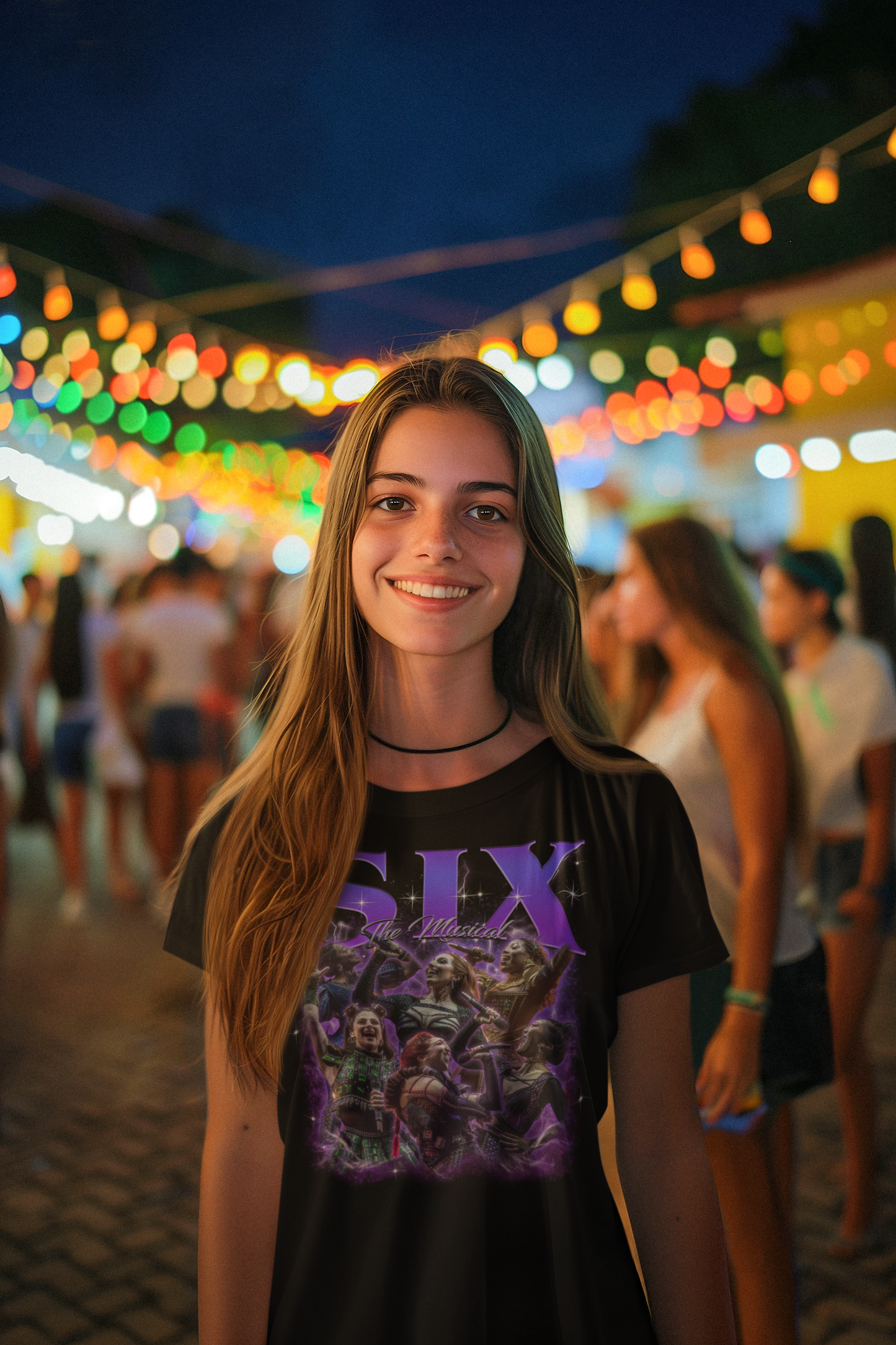 Six The Musical Hoodie - Vibrant Theater Cast Graphic Sweatshirt