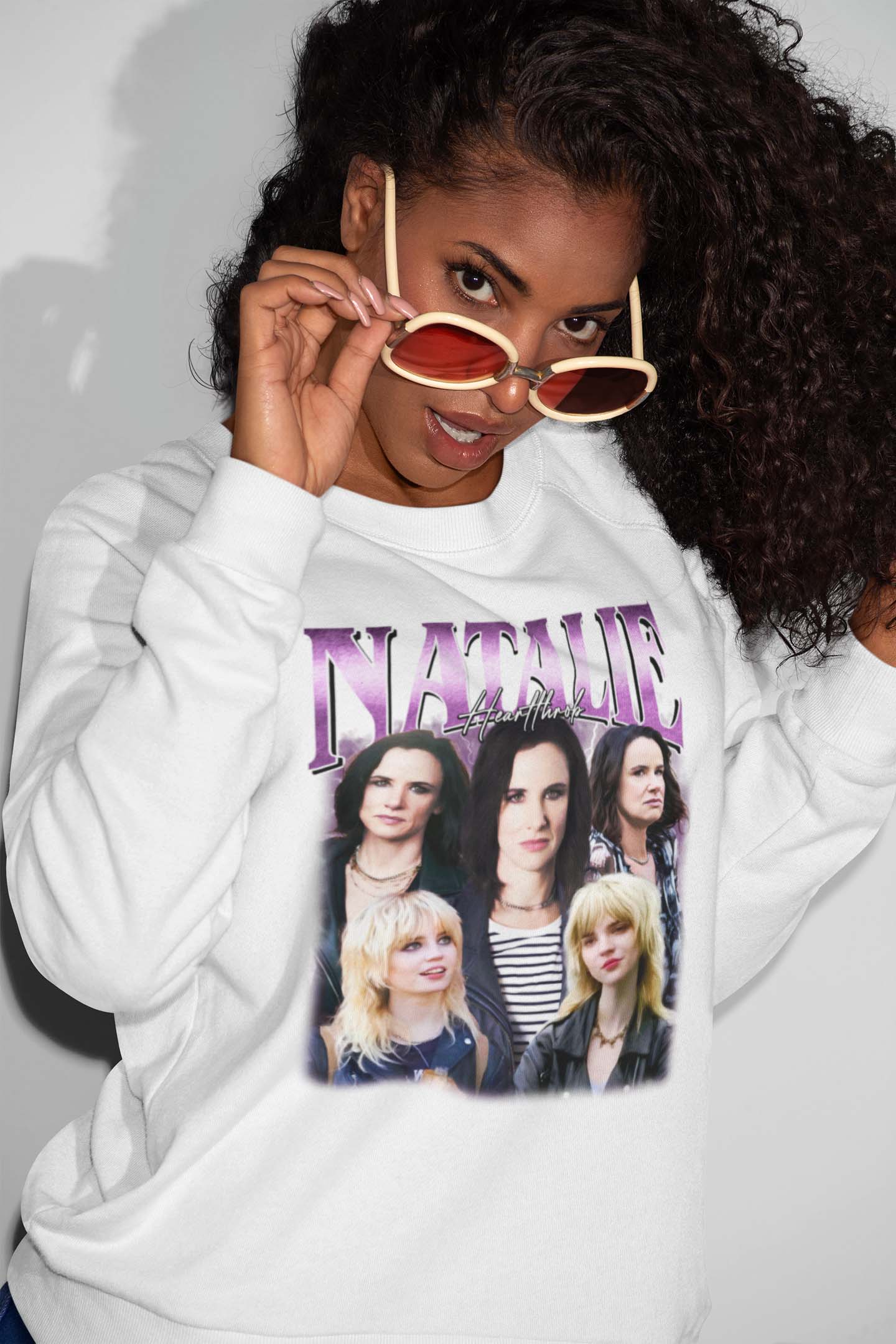 Natalie Heartthrob Vintage Style Graphic T-Shirt for Fans