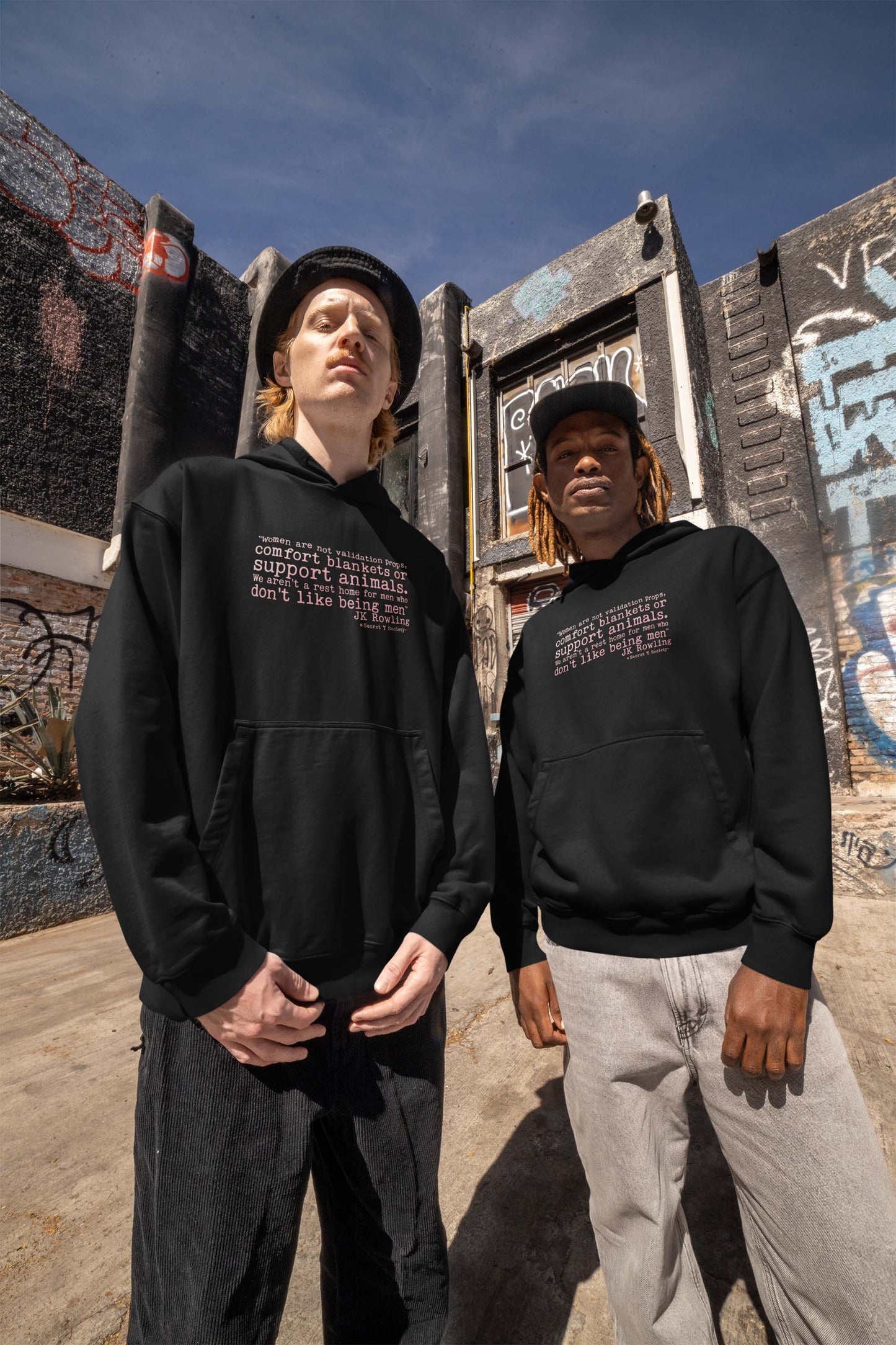 JK Rowling Quote T-Shirt - Bold Statement Graphic Tee for Men