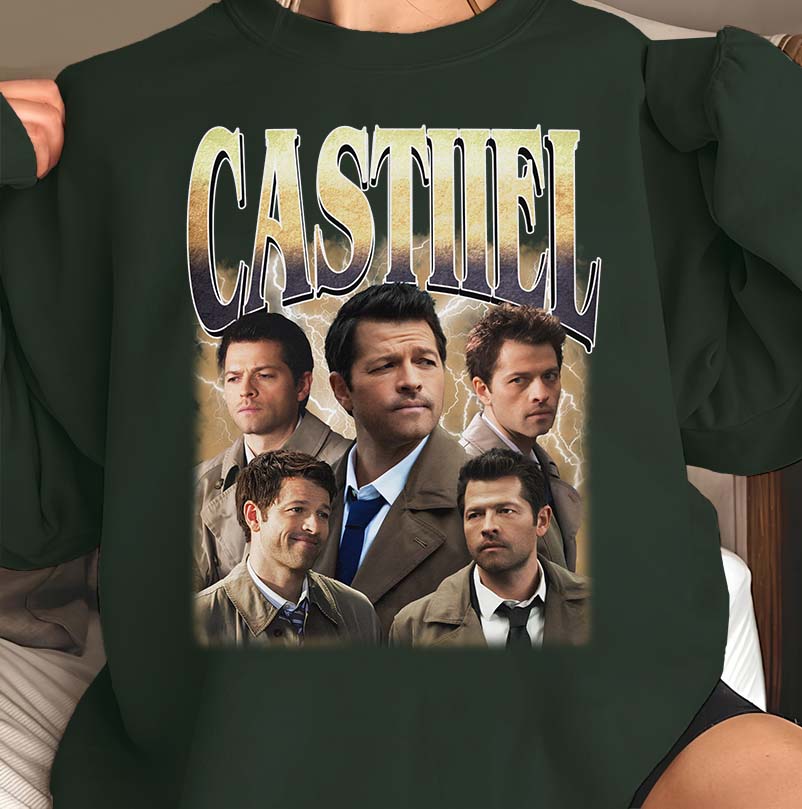 Castiel Supernatural Shirt - Angelic Winchester Guardian Tee