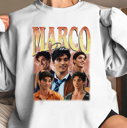 Marco Peña Graphic Hoodie - Stylish TV Show Character Sweatshirt
