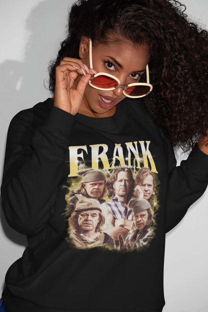 Frank Gallagher Shameless TV Show Collage Graphic T-Shirt