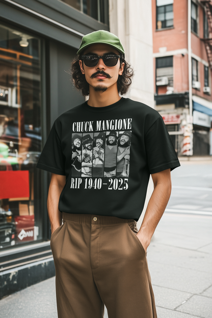 Chuck Mangione RIP 1940-2025 Memorial T-Shirt Jazz Musician Tribute Tee