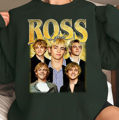 Ross Lynch Fan Art Graphic Tee - Vintage Style Music and Actor Shirt