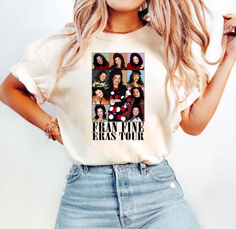 Fran Fine Eras Tour T-Shirt - Vintage The Nanny Fan Tee