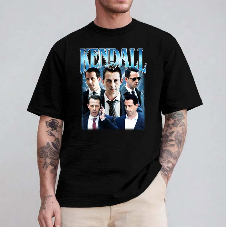 Kendall Roy Artistic Graphic T-Shirt | Succession Inspired Tee for Fans