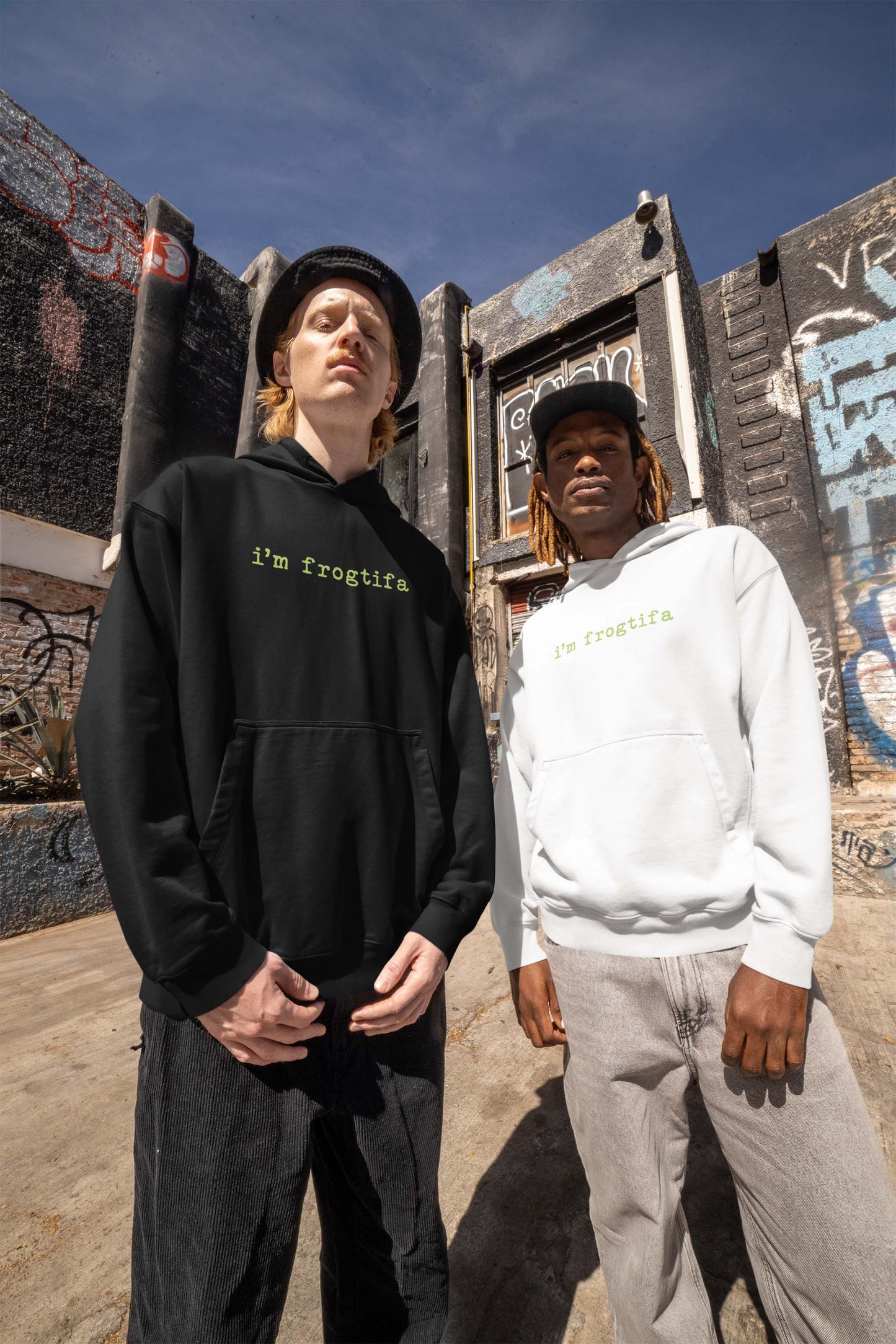 I'm Frogtifa Funny Statement Black T-Shirt Casual Unisex Tee