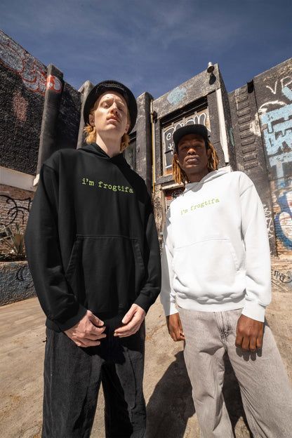 I'm Frogtifa Funny Statement Black T-Shirt Casual Unisex Tee