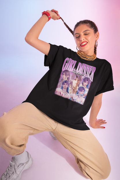 Girl Dinner Rafayel Shirt Anime Graphic Tee Black