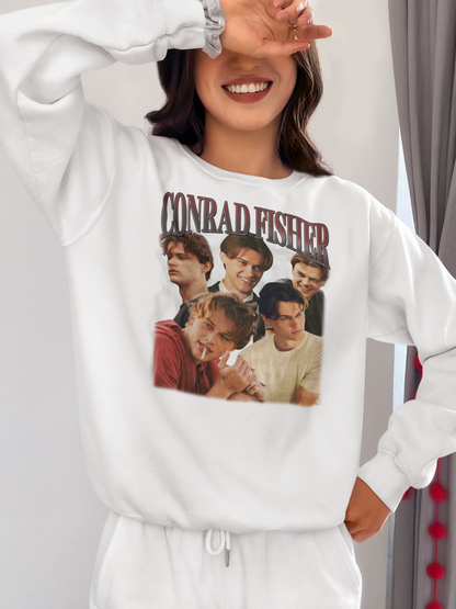 Conrad Fisher Vintage Style Graphic T-Shirt - Retro 90s Actor Tribute Tee