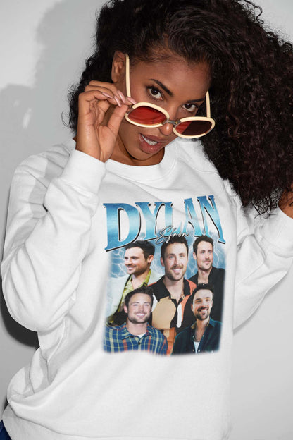 Dylan Sprouse Vintage Style Graphic Tee - Retro Multi-Image Fan Shirt