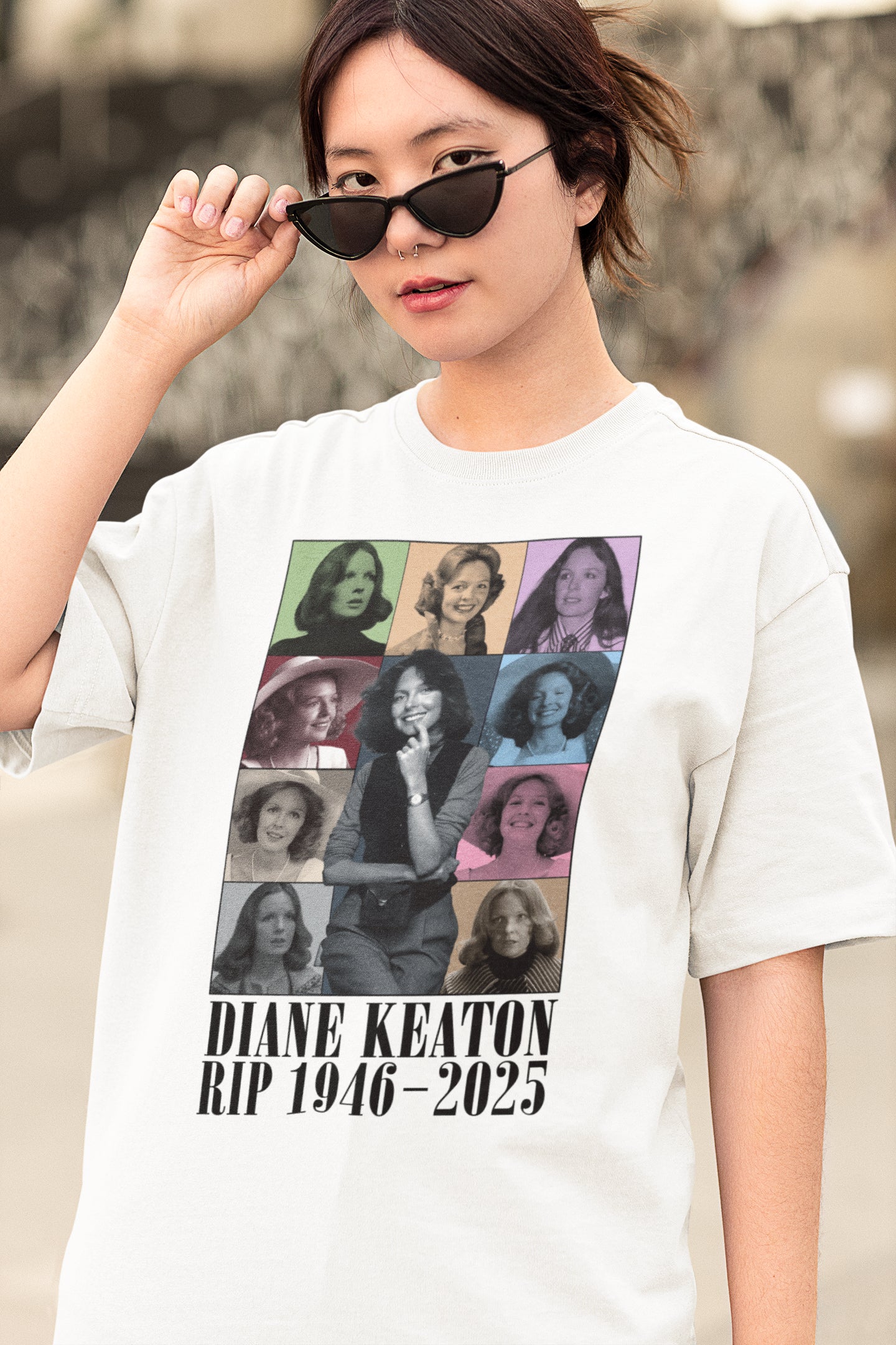 Diane Keaton Tribute Shirt RIP 1946-2025 Vintage Style Tee