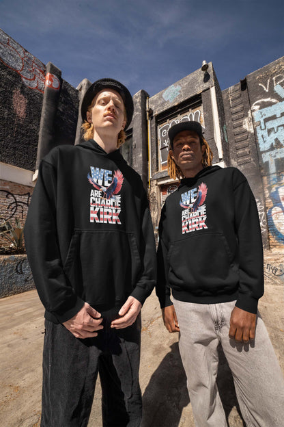 We Are Charlie Kirk Patriotic Eagle Graphic T-Shirt