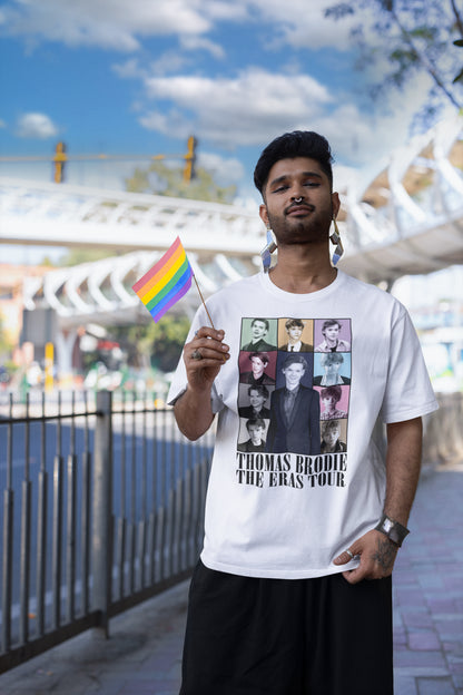 Thomas Brodie The Eras Tour T-Shirt | Retro Photo Collage Tee