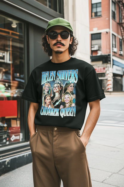 Helen Shivers Croaker Queen T-Shirt - Vintage Style Horror Movie Fan Tee