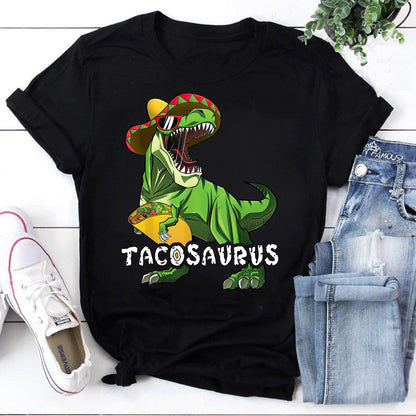 Tacosaurus Sweatshirt - Funny Dinosaur Taco Lover Pullover
