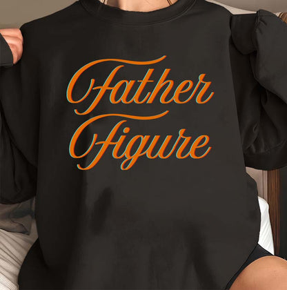 Father Figure Graphic Tee - Vintage Style Dad Shirt Gift