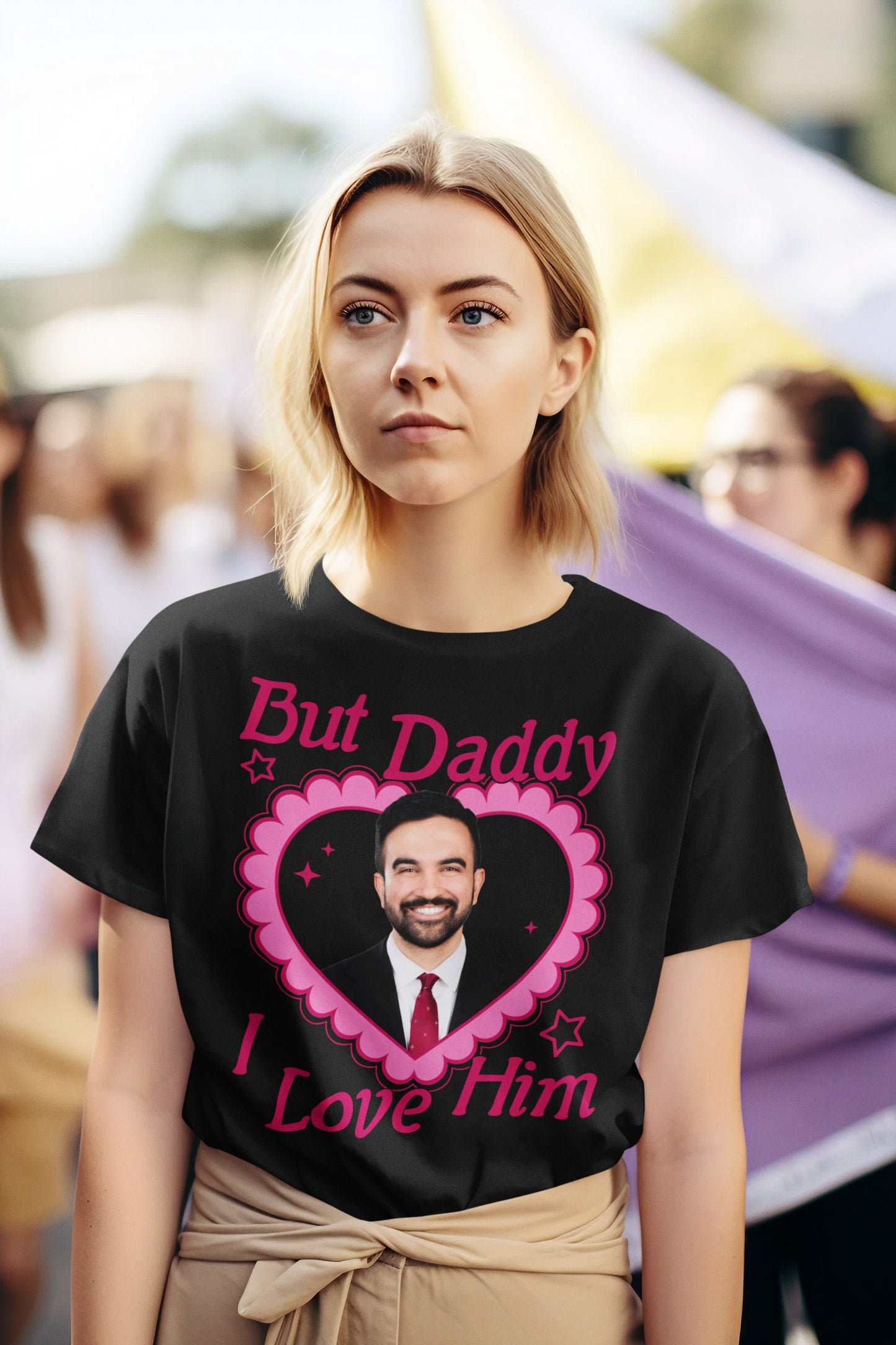 Personalized Heart-Shaped Photo Dad T-Shirt - Love Him Gift for Father's Day or Birthday