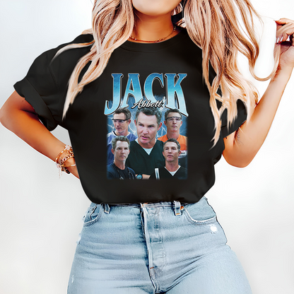Jack Abbott Hoodie with Classic TV Character Collage Retro Style
