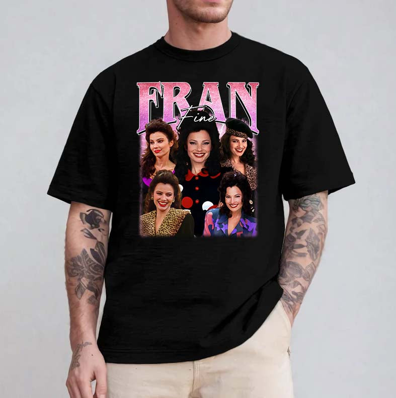 Fran Fine Vintage Style Graphic Tee - The Nanny TV Show Fan Shirt