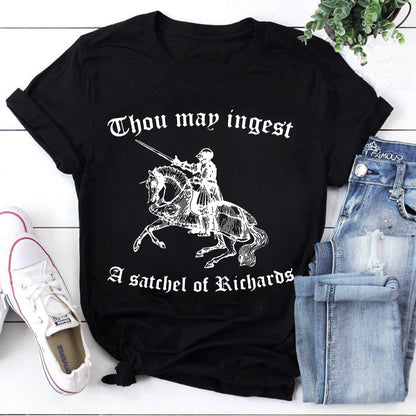 Thou May Ingest A Satchel Of Richards Vintage Knight Sweatshirt