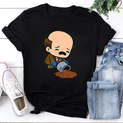Cute Cartoon Walter White Spilling Chili Sweatshirt - Breaking Bad Fan Tee