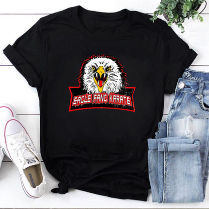 Eagle Fang Karate Retro Graphic T-Shirt for Martial Arts Fans