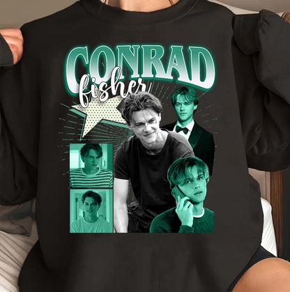 Conrad Fisher Vintage Style Graphic Tee Fan Shirt