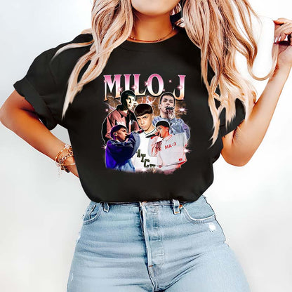 Milo J Graphic Hoodie Unisex Hip Hop Music Fan Sweatshirt