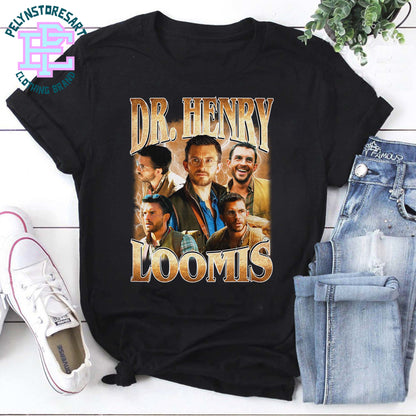 Dr. Henry Loomis Graphic T-Shirt - Stranger Things Fan Tee, Retro 80s Style, Unisex Casual Top