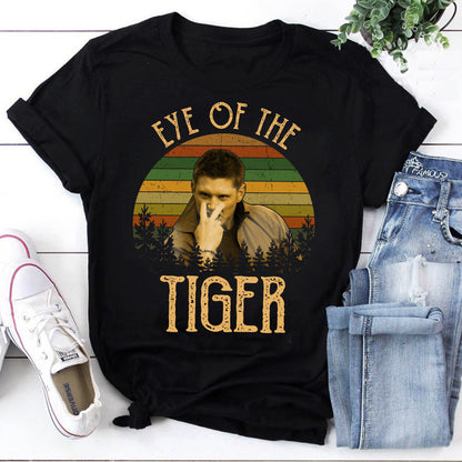 Eye of The Tiger Vintage Retro Sweatshirt - Motivational Inspirational Graphic Pullover