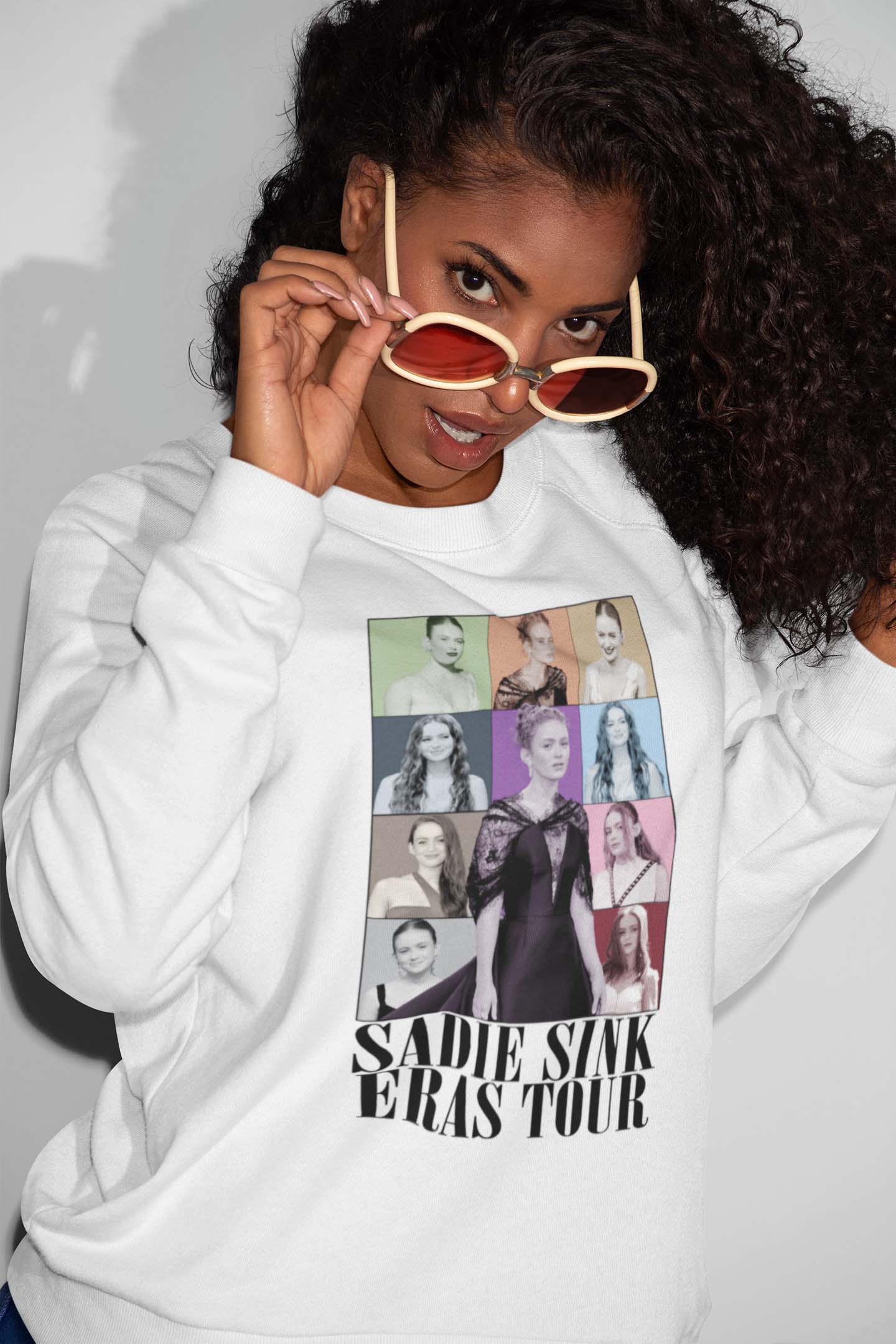 Sadie Sink Eras Tour Retro Collage T-Shirt